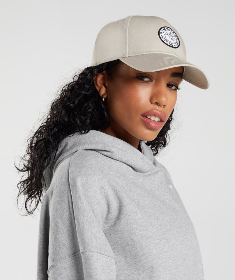 Gymshark Legacy Caps Cream | CA 3D851N